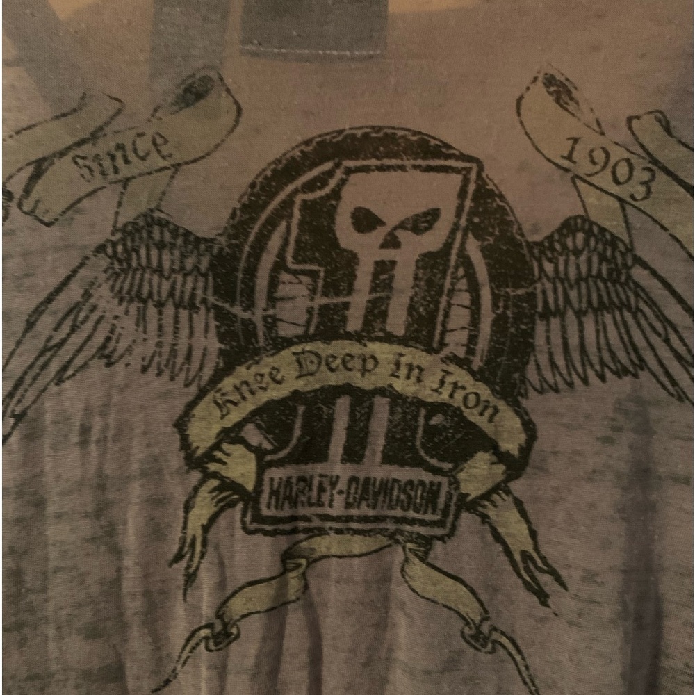Harley Davidson thin long sleeve shirt 3W